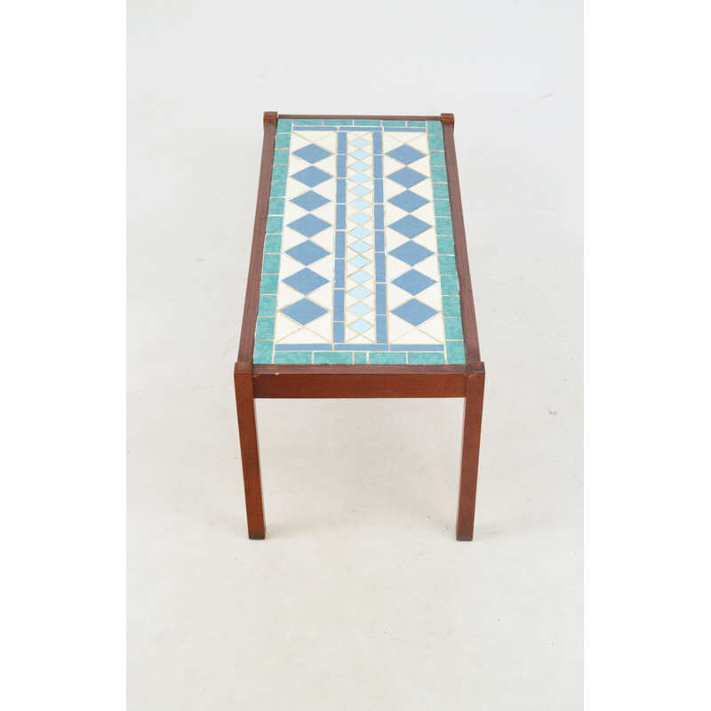 Vintage mosaic coffee table, 1970s