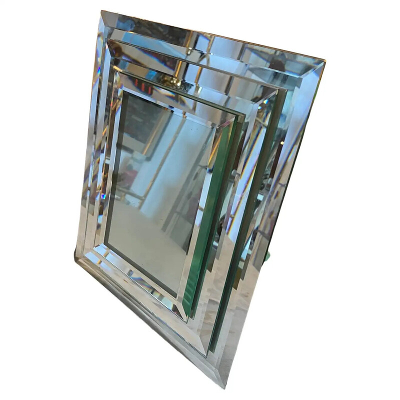 Mid-century mirrored glass picture frame by Fontana Arte, 1950s