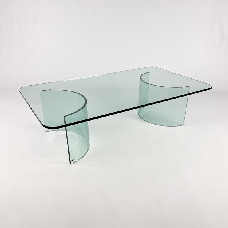 Tavolino postmoderno vintage Adam di Gallotti e Radice, anni '80