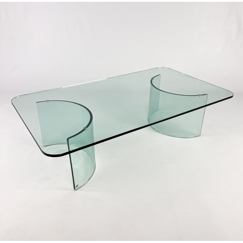 Table basse vintage postmoderne Adam par Gallotti et Radice, 1980