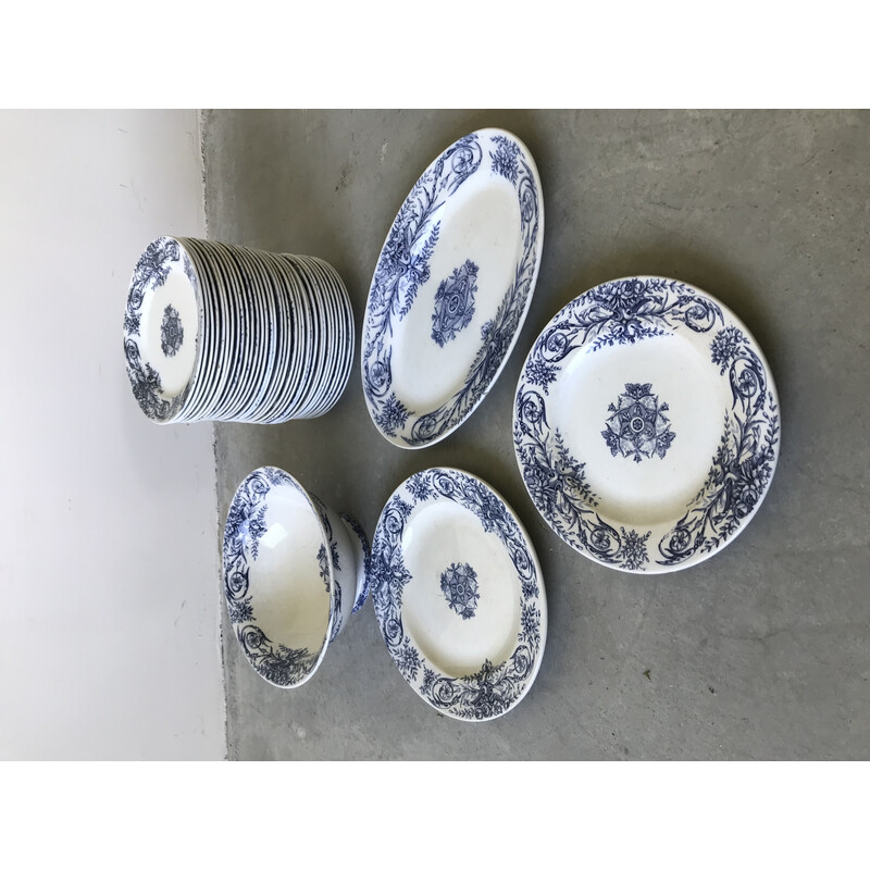 Vintage Pexonne aardewerk servies