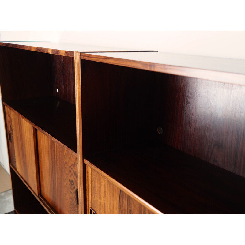 Set of vintage rosewood bookcases, Denmark 1970s