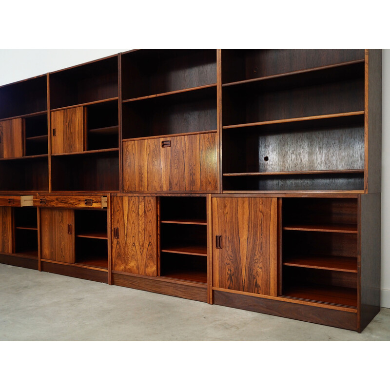 Set of vintage rosewood bookcases, Denmark 1970s