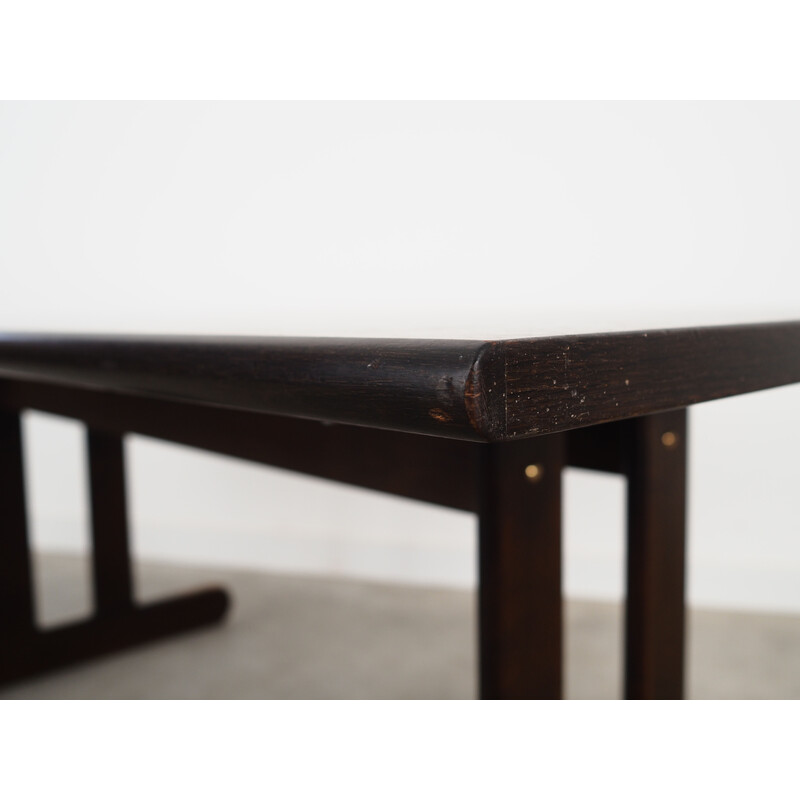 Vintage oakwood table, Denmark 1970s