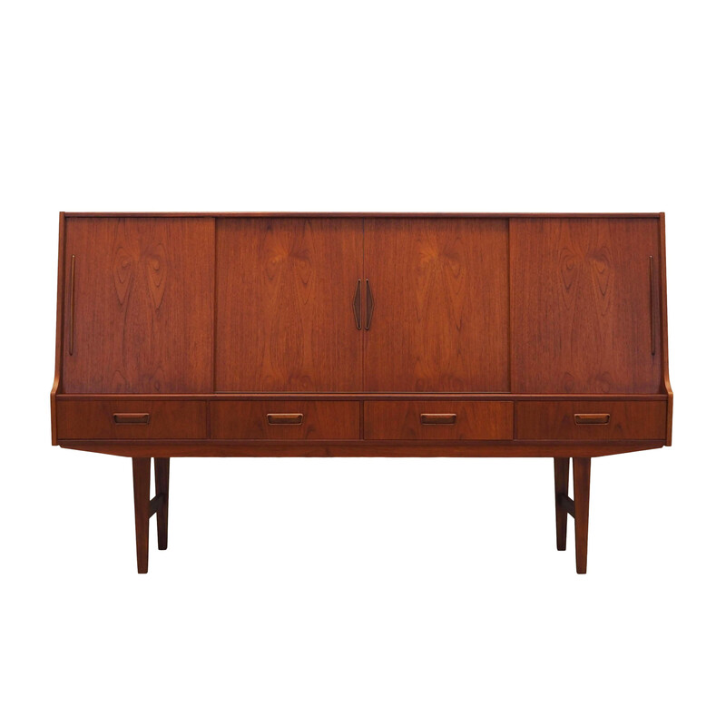 Vintage teakhouten highboard, Denemarken 1960