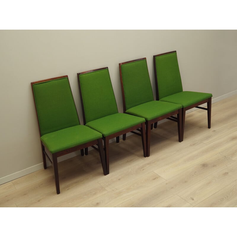 Set of 4 vintage rosewood chairs by Dyrlund, Denmark 1970