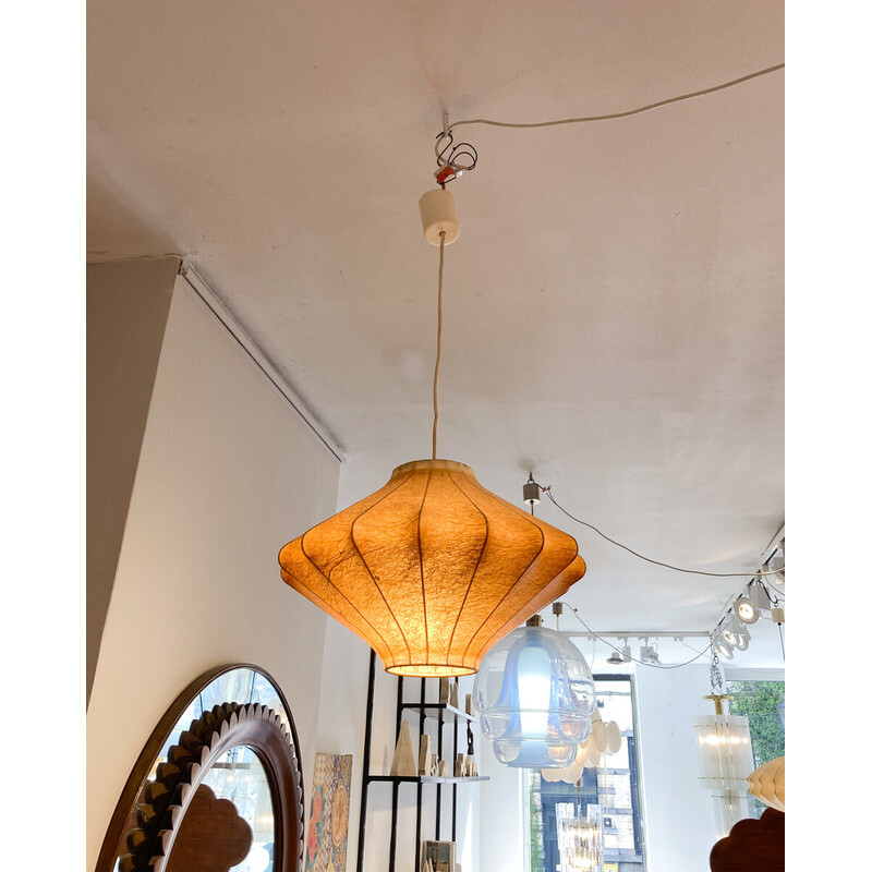 Lámpara colgante de mediados de siglo de Achille Castiglioni, Italia Años 60