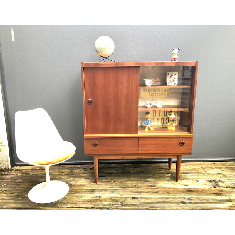 Vintage rosewood highboard