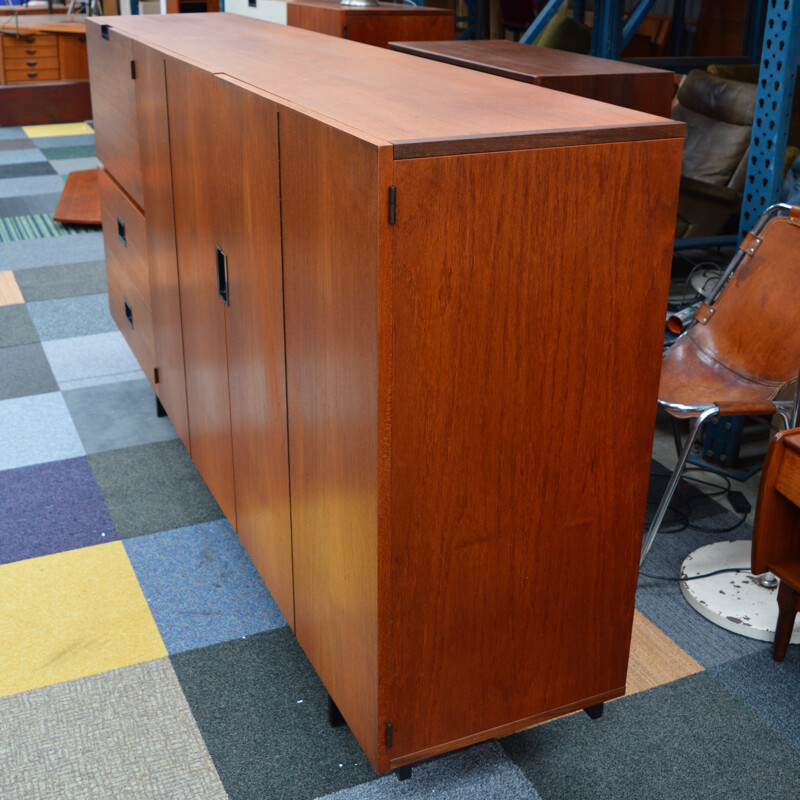 Buffet en teak série japonaise Cees Braakman pour Pastoe - 1950