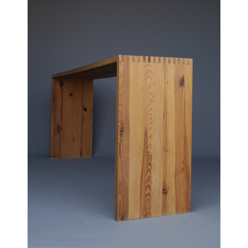 Vintage console table in solid pine by Ate Van Apeldoorn for Houtwerk Hattem, 1960