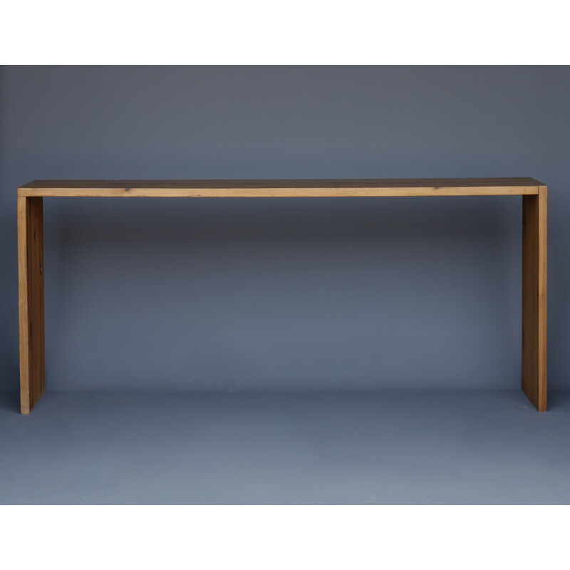 Vintage console table in solid pine by Ate Van Apeldoorn for Houtwerk Hattem, 1960