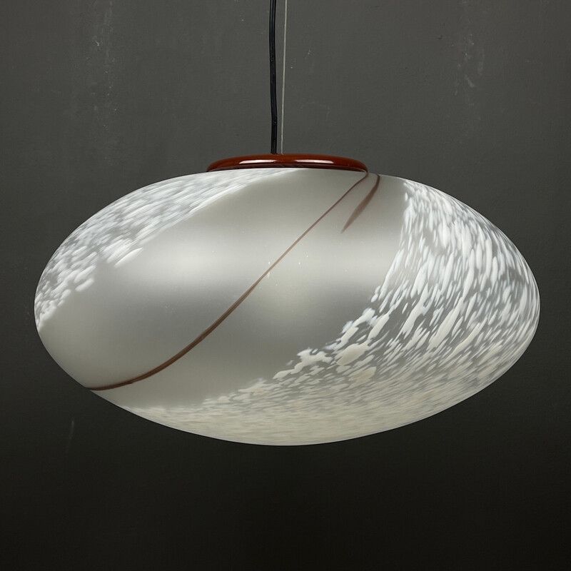 Vintage Murano glass pendant lamp, Italy 1970