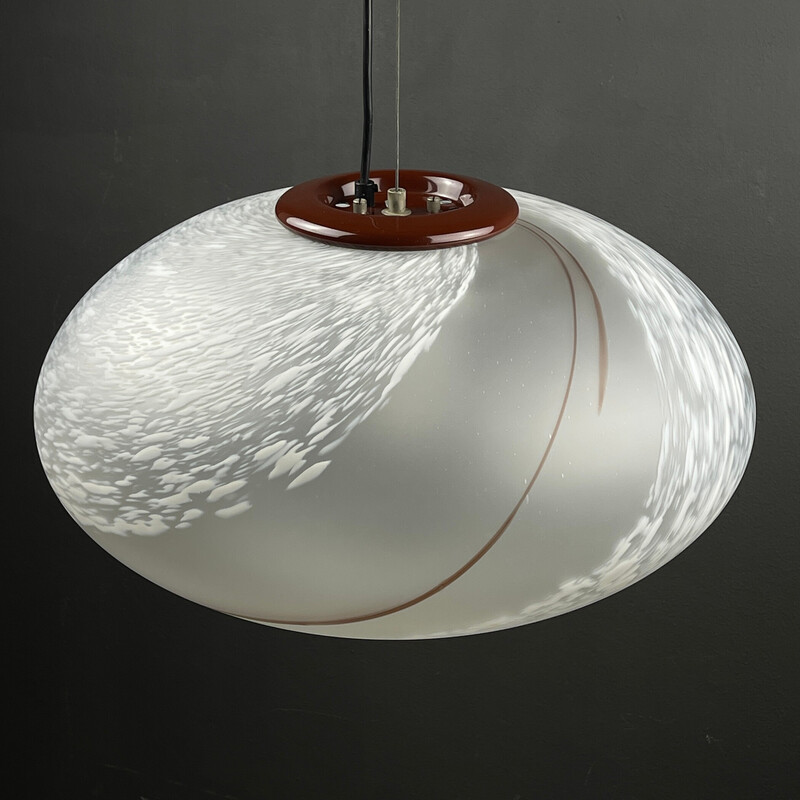 Vintage Murano glass pendant lamp, Italy 1970