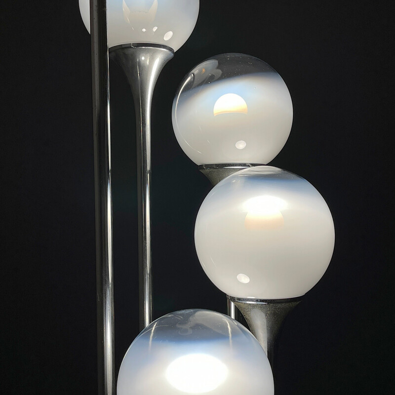 Vintage Murano glass floor lamp by Targetti Sankey, Italy 1960