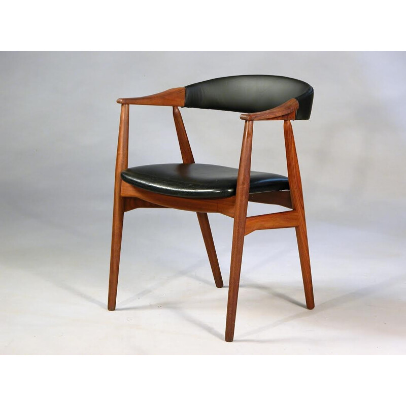 Teak Armchair Model 213 by TH. Harlev for Farstrup Møbler - 1950s