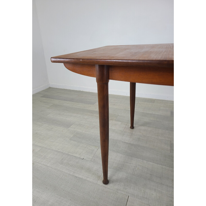 Vintage Scandinavian dining table in teak, 1960