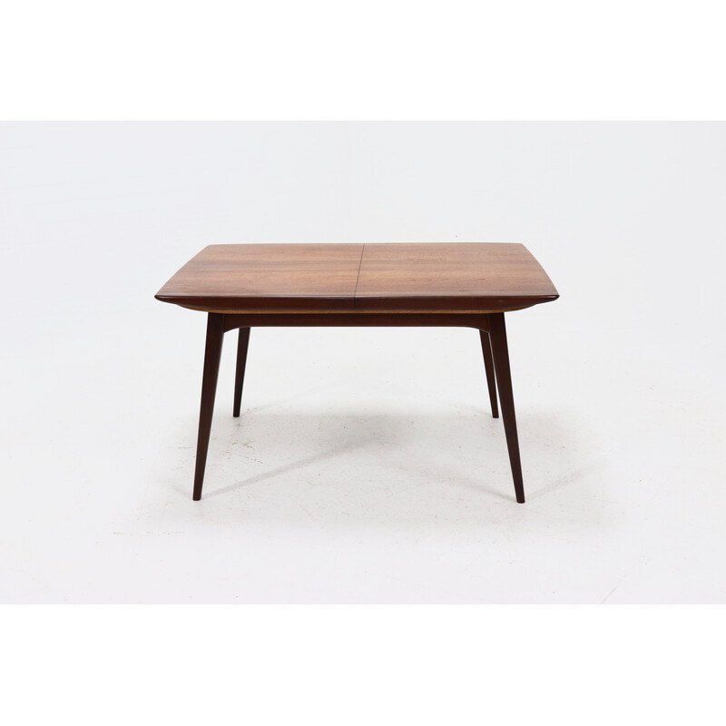 Tavolo da pranzo vintage in teak di Louis van Teeffelen per WeBe, 1950