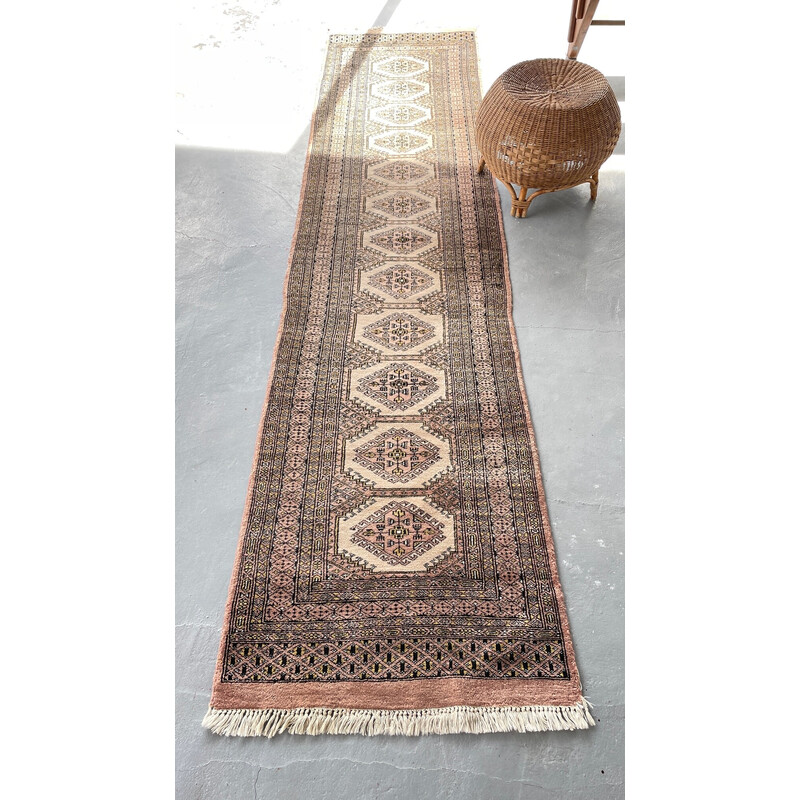 Vintage oriental hallway rug