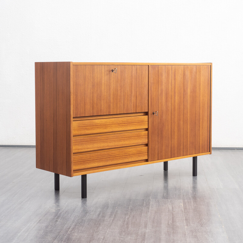 Credenza vintage in noce, 1960