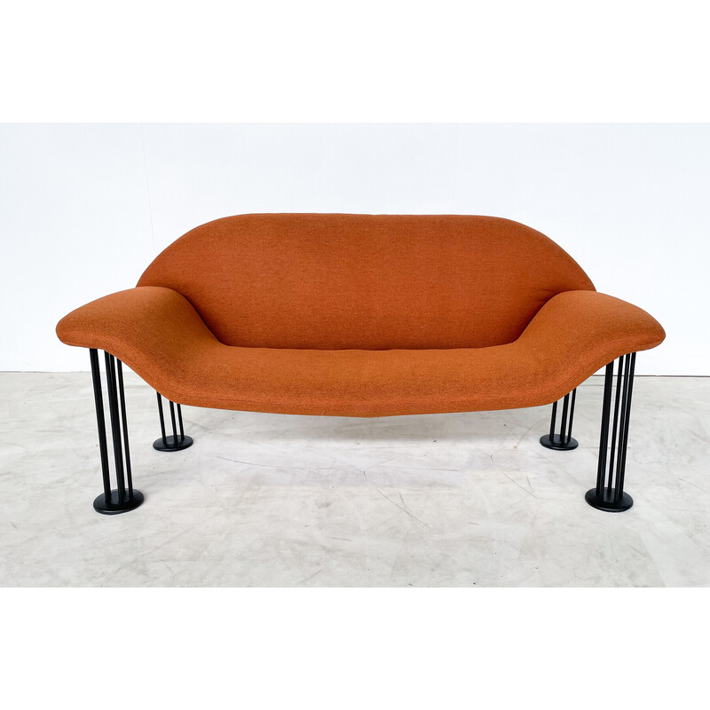 Vintage fabric sofa by Burkhard Vogtherr for Hain + Tohme, 1980