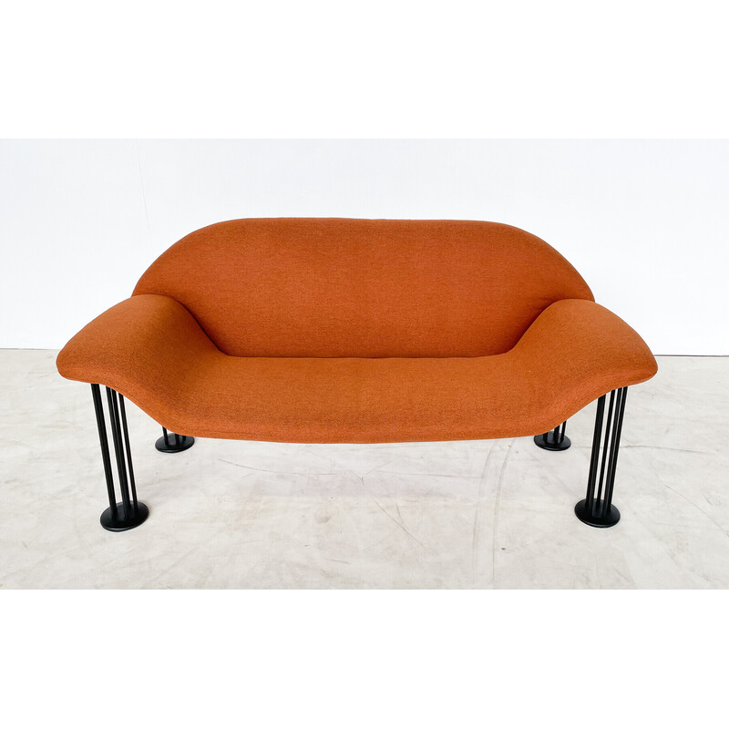 Vintage fabric sofa by Burkhard Vogtherr for Hain + Tohme, 1980