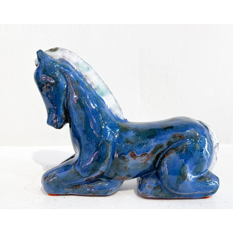 Cavallo vintage in ceramica, Germania