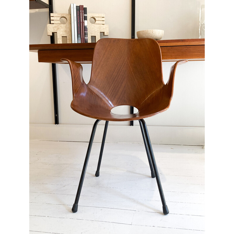 Vintage "Medea" fauteuil van Vittorio Nobili voor Fratelli Tagliabue, Italië 1955