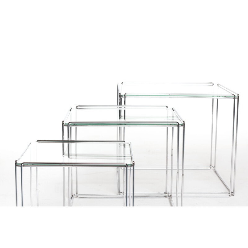 Isocele nesting tables by Max Sauze - 1950s