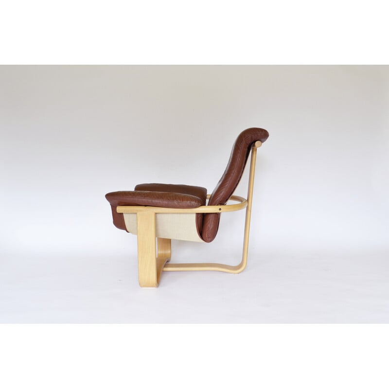 Vintage Scandinavische Manta fauteuil van Ingmar Relling voor Westnofa, Noorwegen 1970