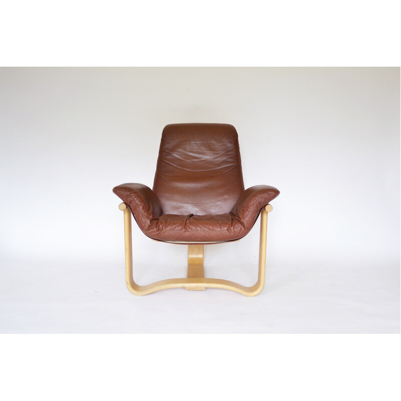 Vintage Scandinavian Manta armchair by Ingmar Relling for Westnofa, Norway 1970s