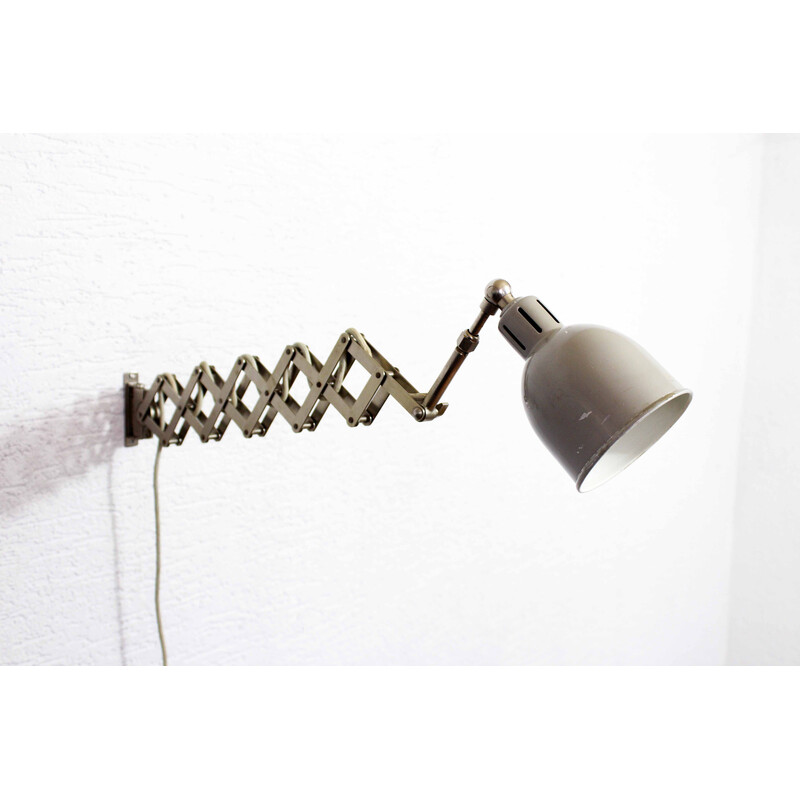 Vintage industrial wall lamp by Alfred Müller for Amba, 1930