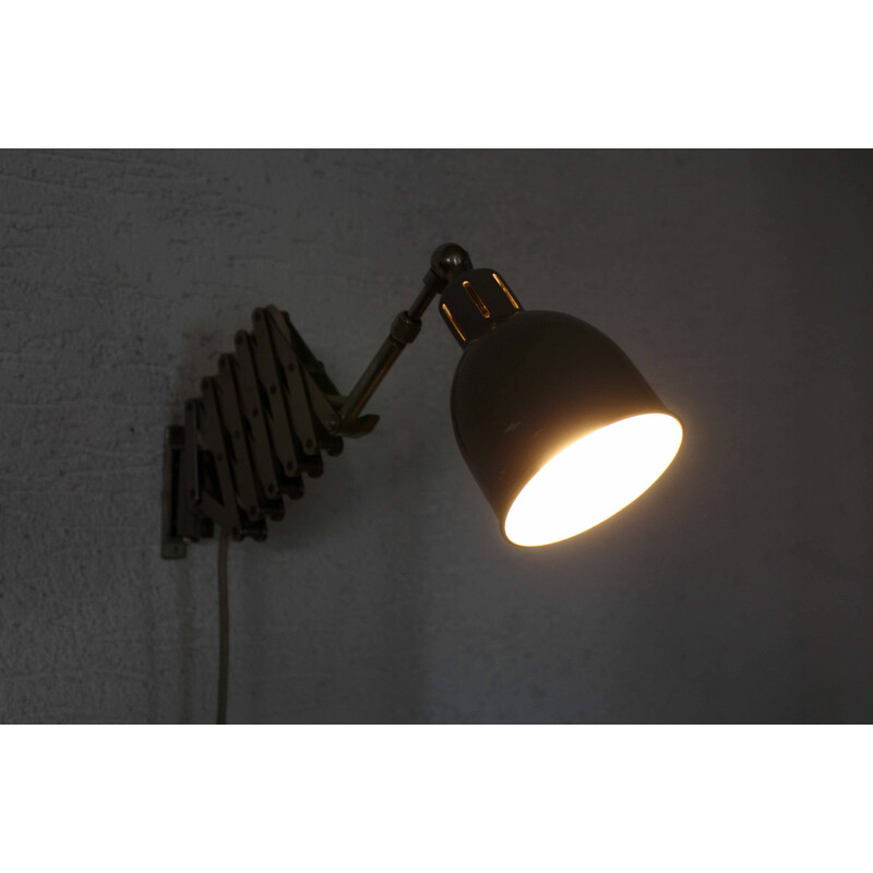 Vintage industrial wall lamp by Alfred Müller for Amba, 1930