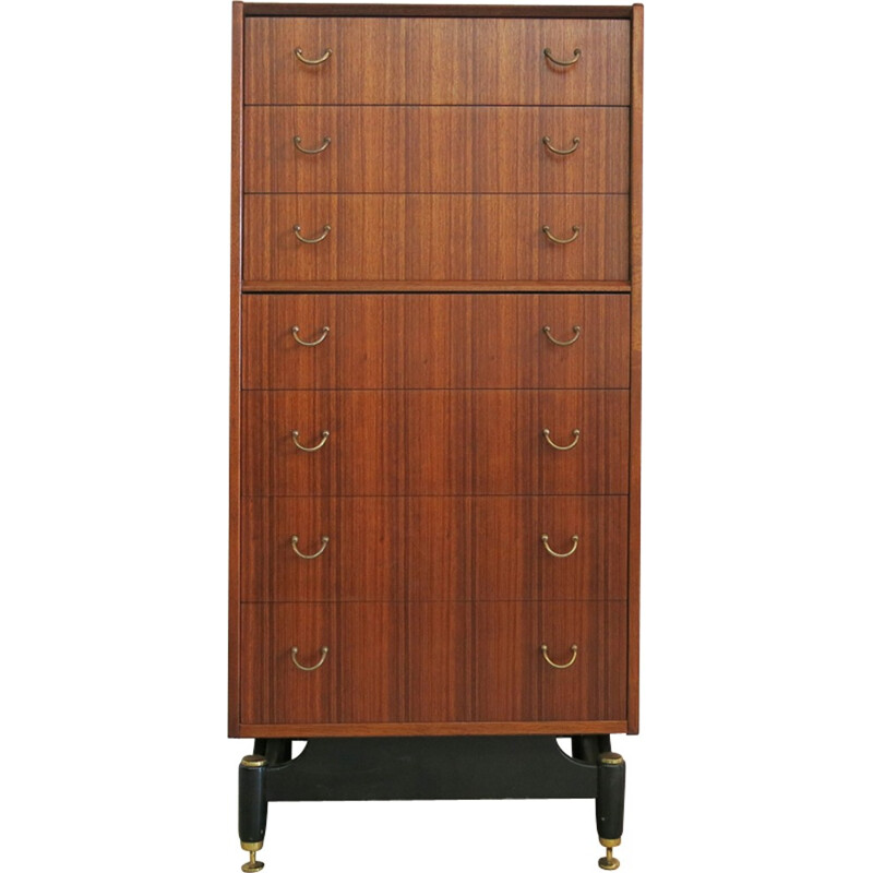 British chest of drawers from G-Plan in tola wood - 1950s