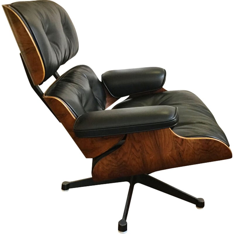 Armchair by Charles and Ray Eames, model "lounge chair", International Furniture Edition, Herman Miller - 1970s