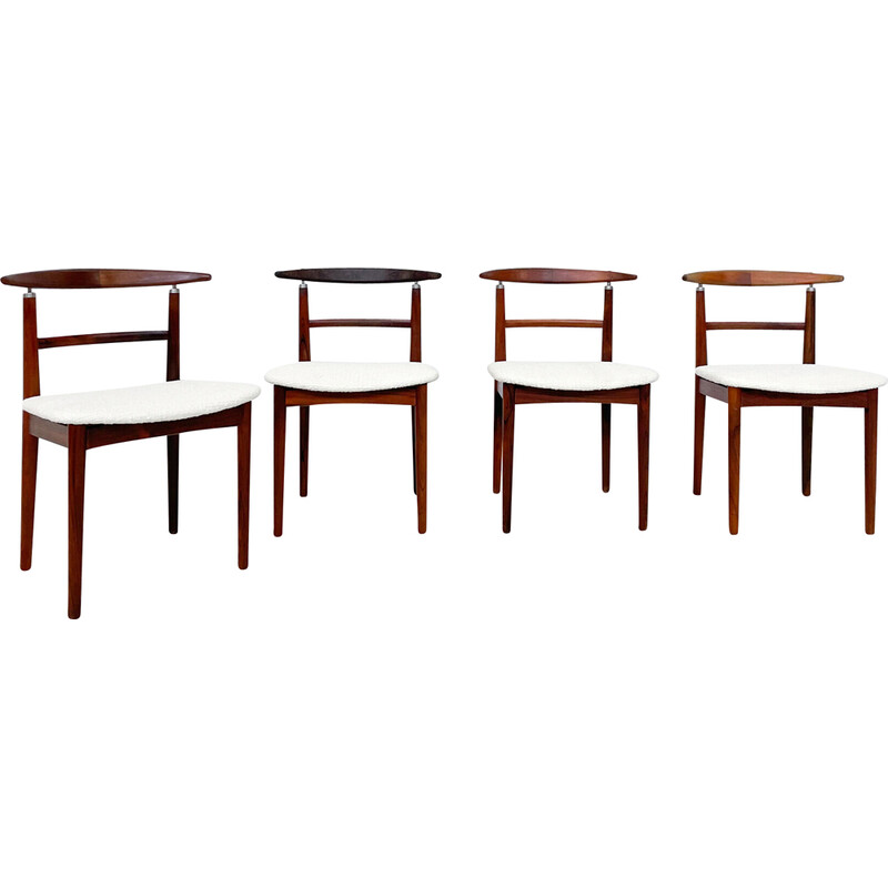 Set of 4 vintage chairs by Vestervig Eriksen, Denmark 1960