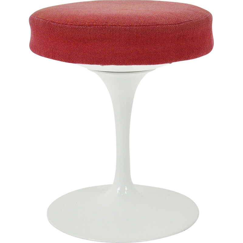 Sgabello Tulip in alluminio vintage di Eero Saarinen per Knoll International, 1970