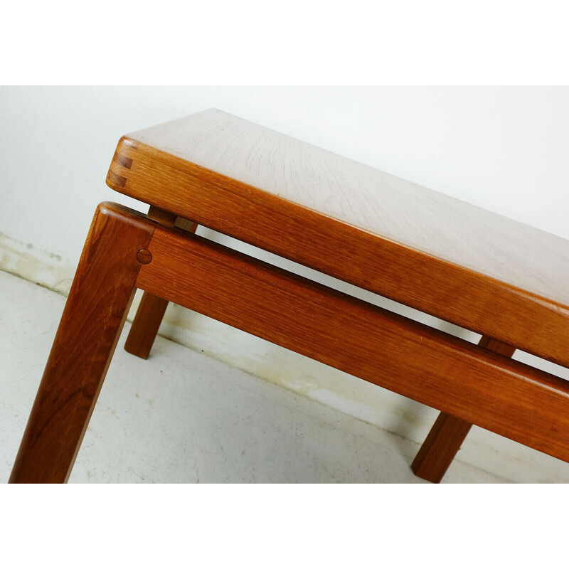 Vintage Danish teak coffee table, 1970s