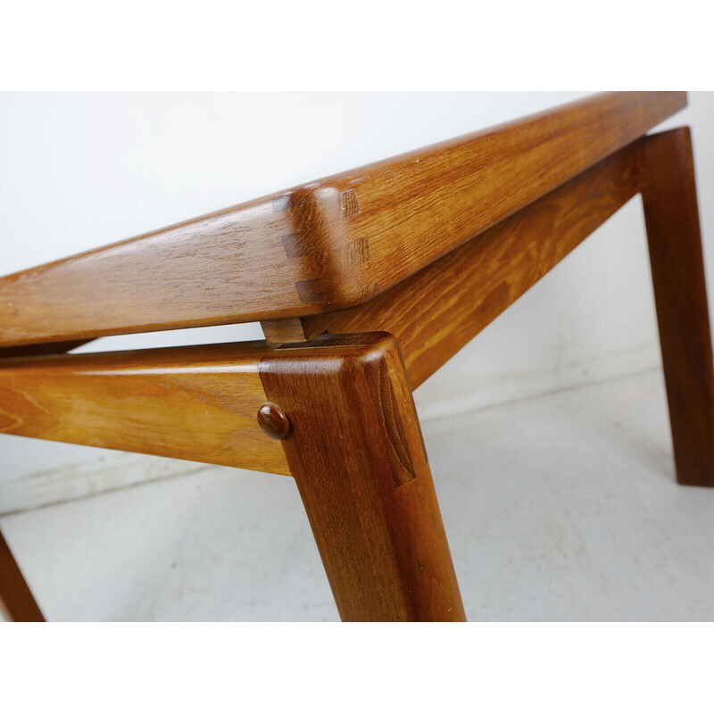 Tavolino danese vintage in teak, anni '70