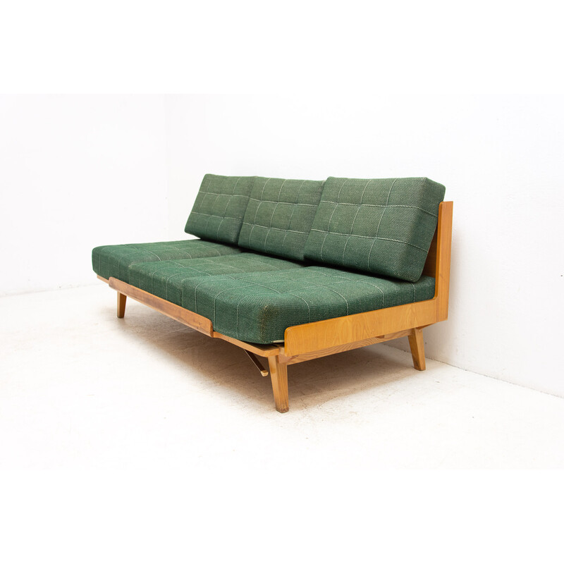 Vintage Klappsofa aus Buchenholz von Drevotvar, Tschechoslowakei 1970