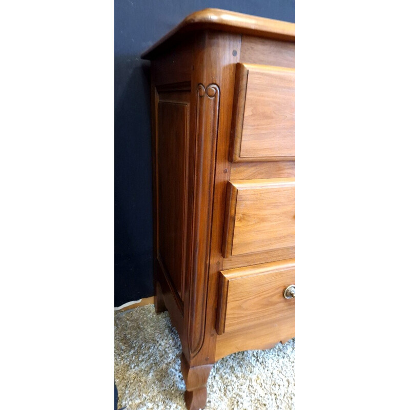 Vintage walnut chest of drawers