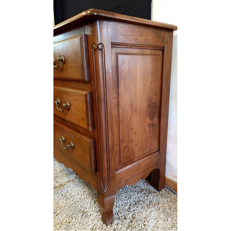 Vintage walnut chest of drawers