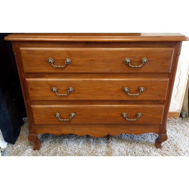 Vintage walnut chest of drawers