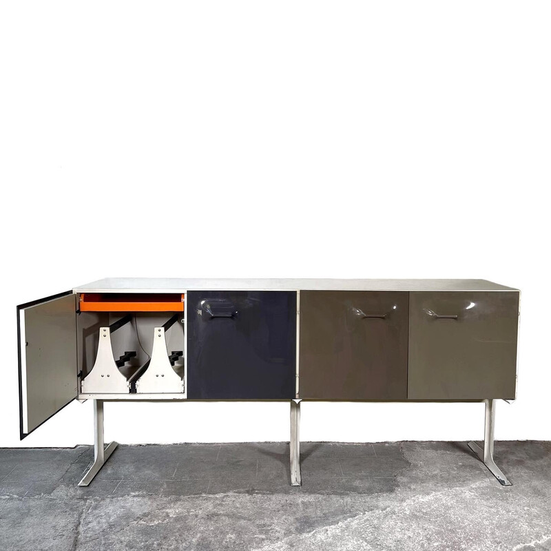 Vintage Df 2000 sideboard by Raymond Loewy for Doubinsky Frères, 1965