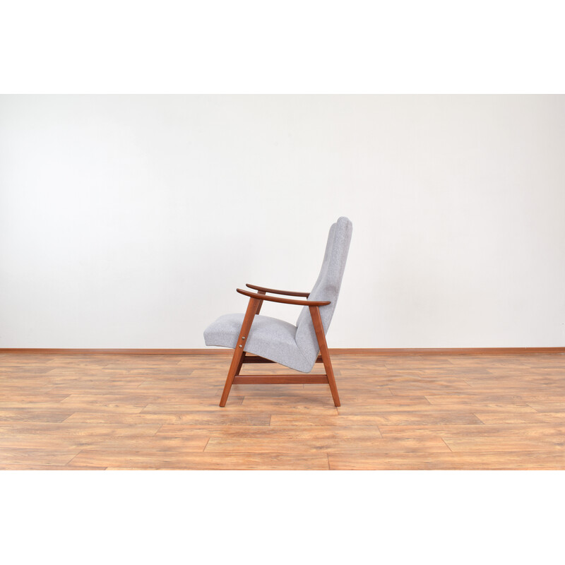 Vintage teakhouten fauteuil, Denemarken 1960