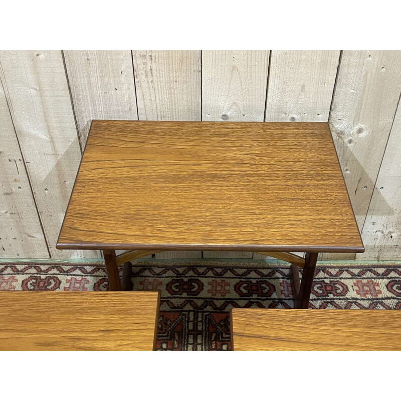 Vintage teak nesting tables from G Plan