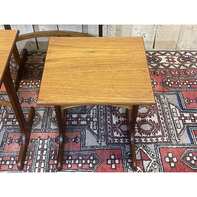 Vintage teak nesting tables from G Plan