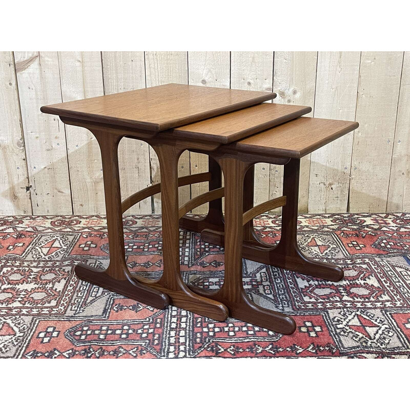 Vintage teak nesting tables from G Plan
