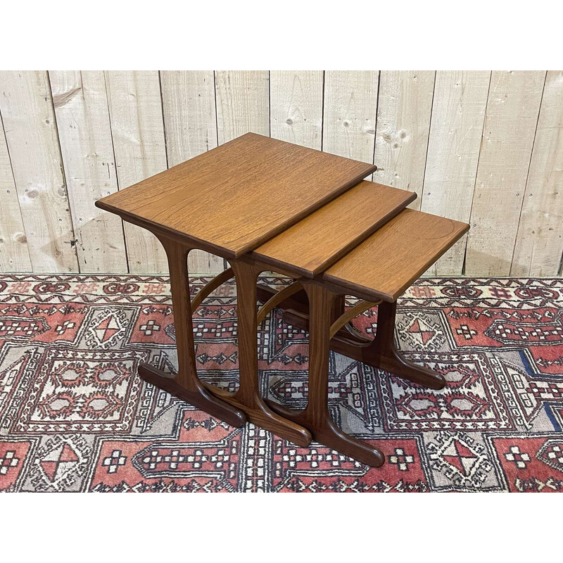 Vintage teak nesting tables from G Plan