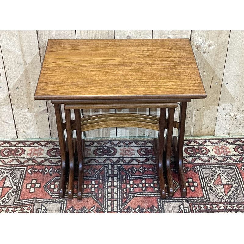 Vintage teak nesting tables from G Plan