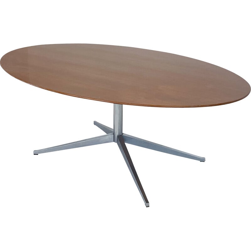Mid-century oval dining table by Florence Knoll, 1960s
